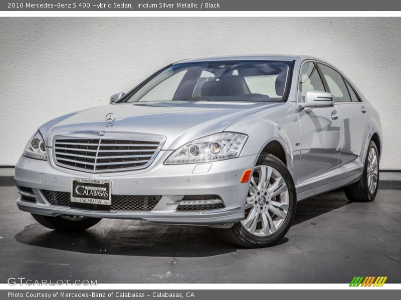 Iridium Silver Metallic / Black 2010 Mercedes-Benz S 400 Hybrid Sedan