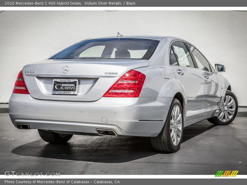 Iridium Silver Metallic / Black 2010 Mercedes-Benz S 400 Hybrid Sedan