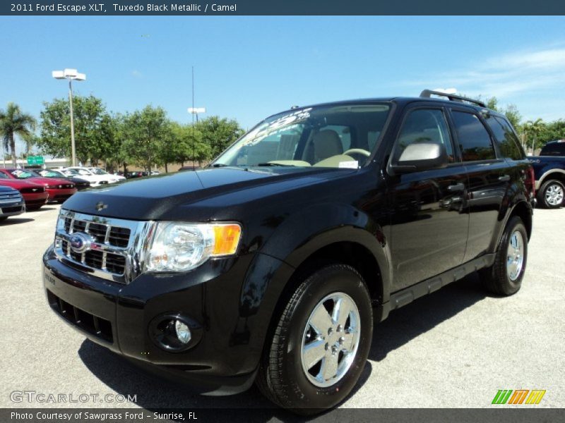 Tuxedo Black Metallic / Camel 2011 Ford Escape XLT