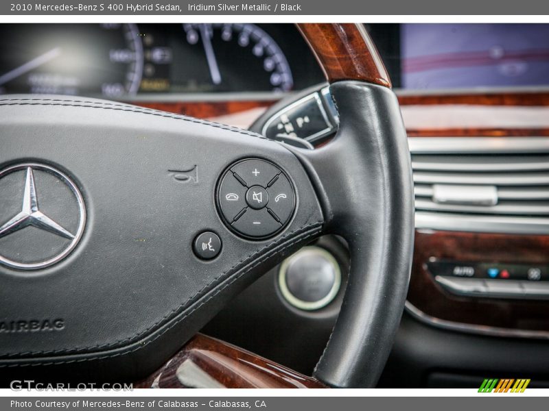 Iridium Silver Metallic / Black 2010 Mercedes-Benz S 400 Hybrid Sedan