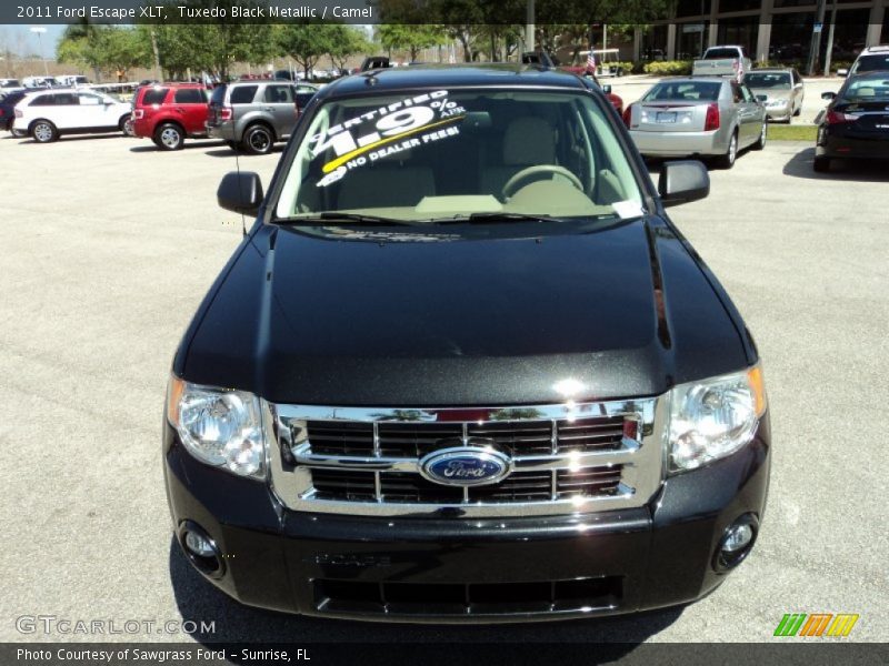 Tuxedo Black Metallic / Camel 2011 Ford Escape XLT