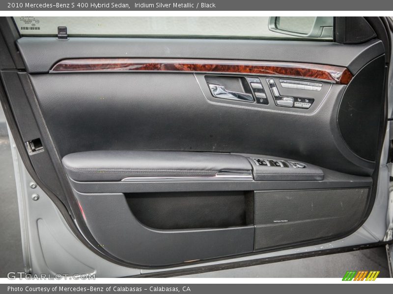 Iridium Silver Metallic / Black 2010 Mercedes-Benz S 400 Hybrid Sedan