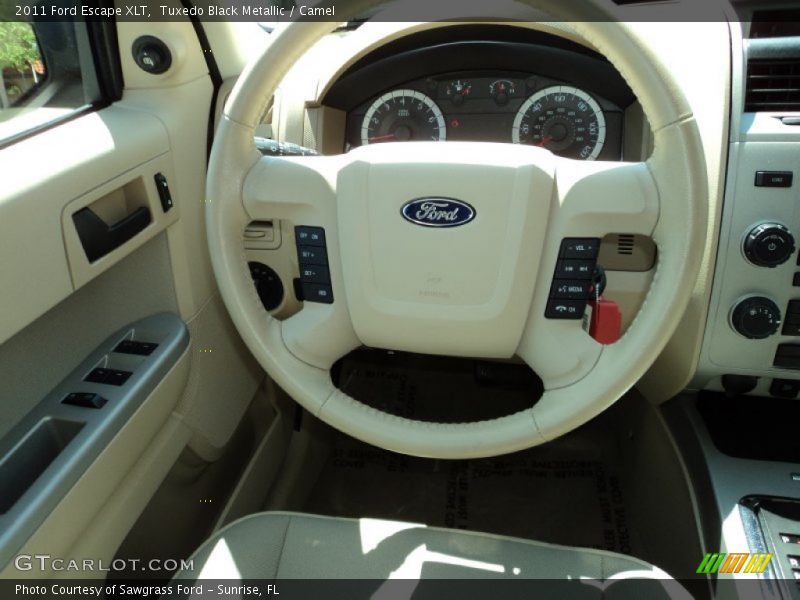 Tuxedo Black Metallic / Camel 2011 Ford Escape XLT