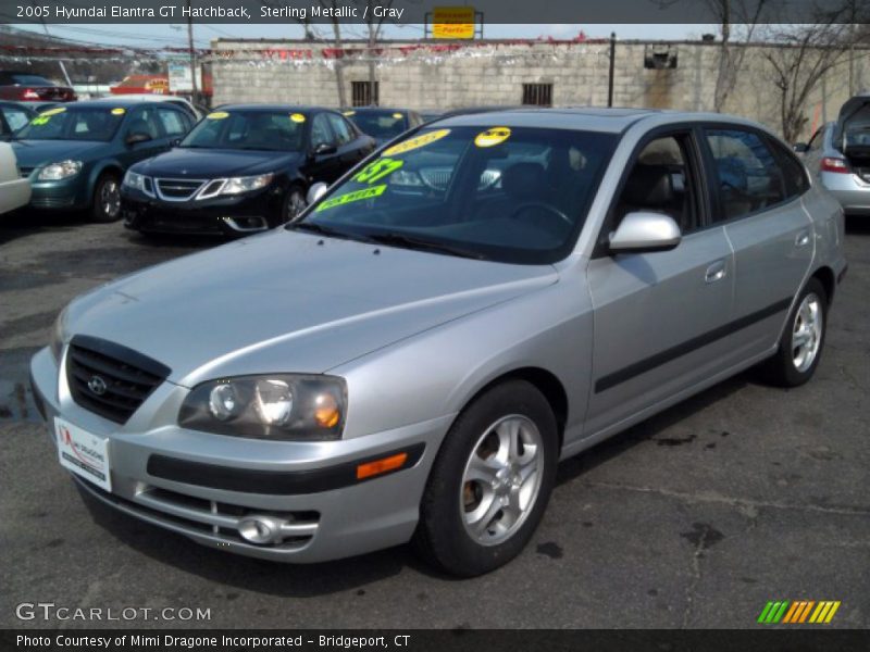 Sterling Metallic / Gray 2005 Hyundai Elantra GT Hatchback