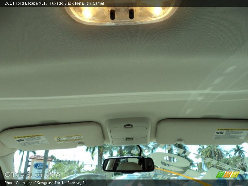 Tuxedo Black Metallic / Camel 2011 Ford Escape XLT