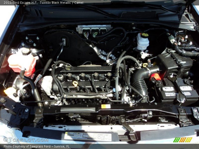 Tuxedo Black Metallic / Camel 2011 Ford Escape XLT