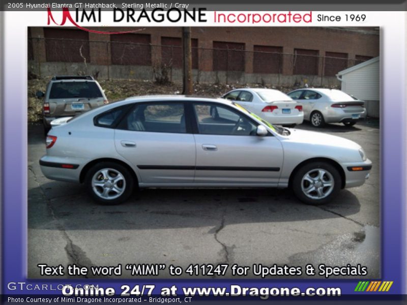 Sterling Metallic / Gray 2005 Hyundai Elantra GT Hatchback