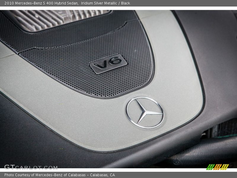 Iridium Silver Metallic / Black 2010 Mercedes-Benz S 400 Hybrid Sedan