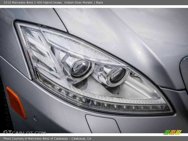 Iridium Silver Metallic / Black 2010 Mercedes-Benz S 400 Hybrid Sedan