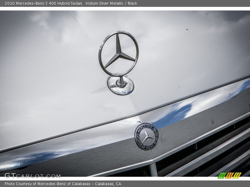 Iridium Silver Metallic / Black 2010 Mercedes-Benz S 400 Hybrid Sedan