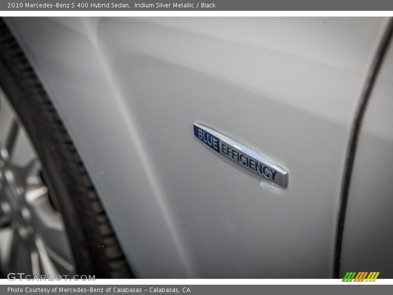 Iridium Silver Metallic / Black 2010 Mercedes-Benz S 400 Hybrid Sedan
