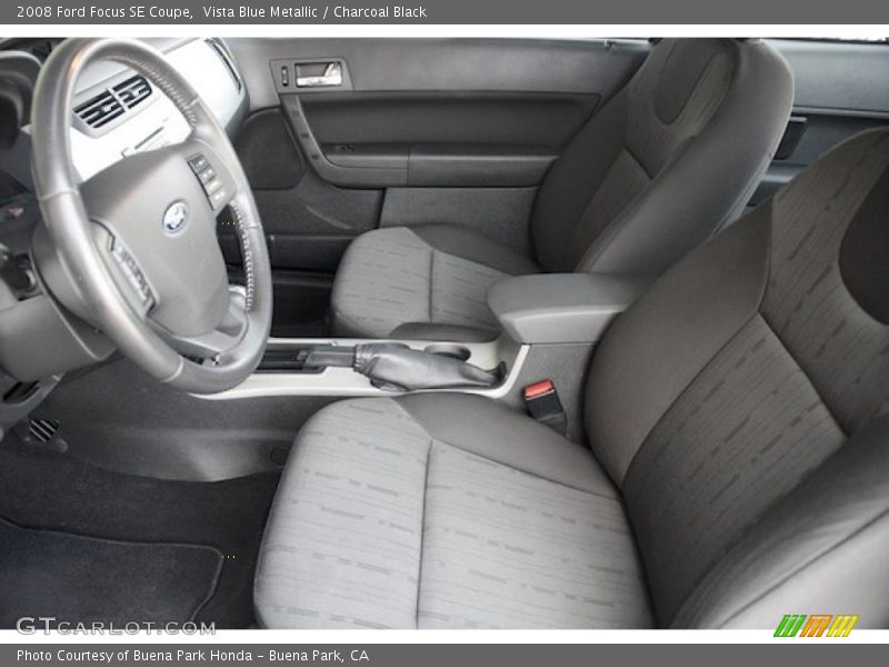  2008 Focus SE Coupe Charcoal Black Interior