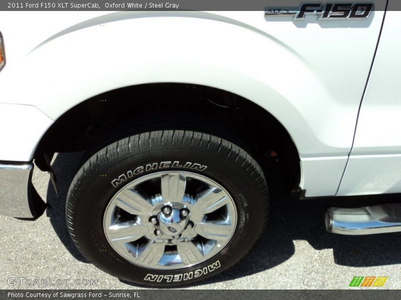 Oxford White / Steel Gray 2011 Ford F150 XLT SuperCab