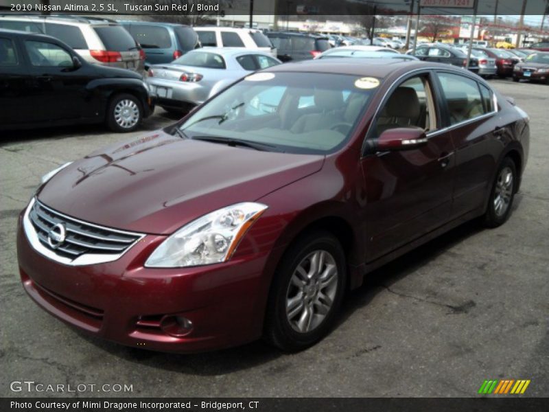 Tuscan Sun Red / Blond 2010 Nissan Altima 2.5 SL