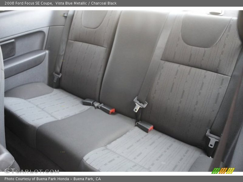 Vista Blue Metallic / Charcoal Black 2008 Ford Focus SE Coupe