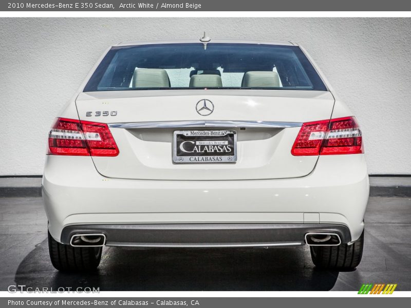 Arctic White / Almond Beige 2010 Mercedes-Benz E 350 Sedan