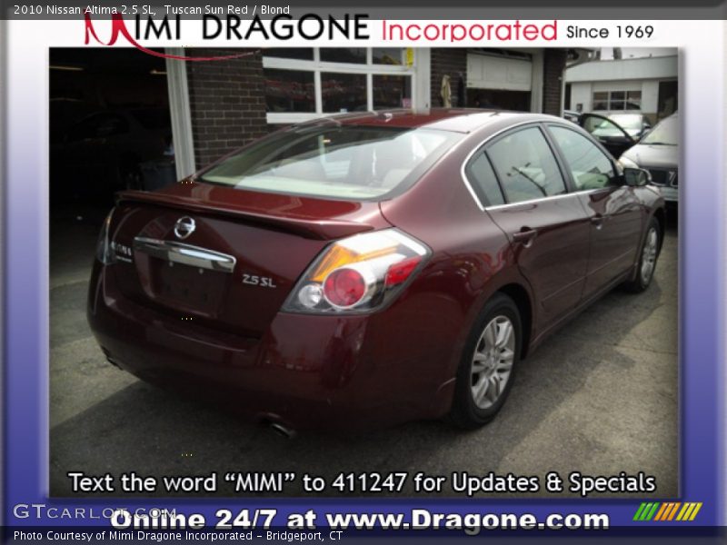 Tuscan Sun Red / Blond 2010 Nissan Altima 2.5 SL