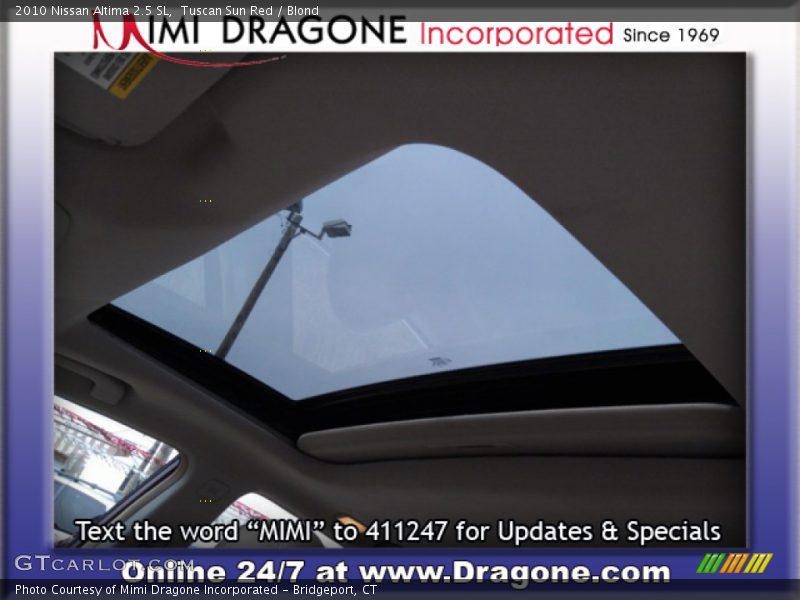 Tuscan Sun Red / Blond 2010 Nissan Altima 2.5 SL