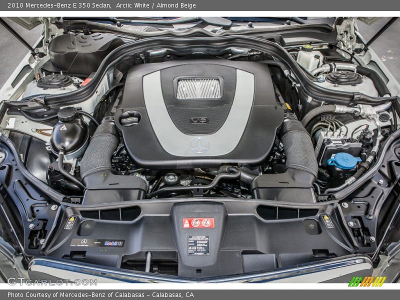 Arctic White / Almond Beige 2010 Mercedes-Benz E 350 Sedan