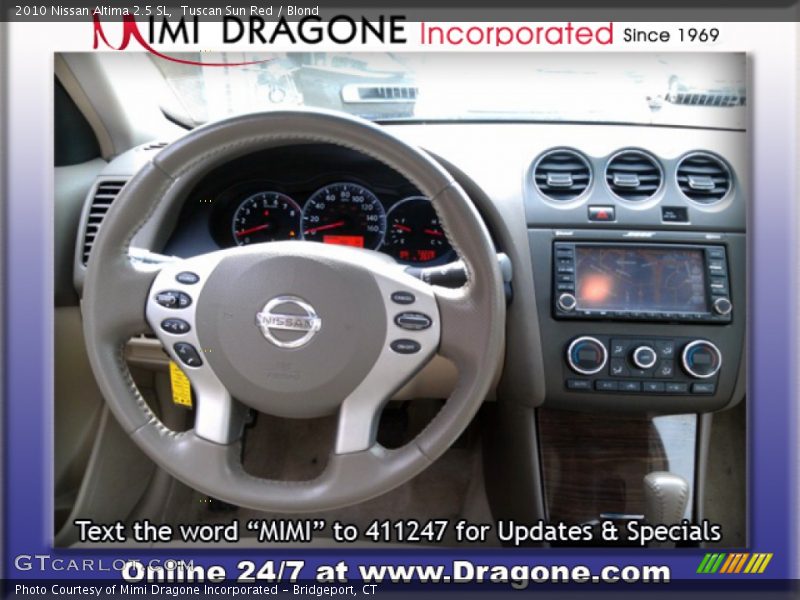 Tuscan Sun Red / Blond 2010 Nissan Altima 2.5 SL