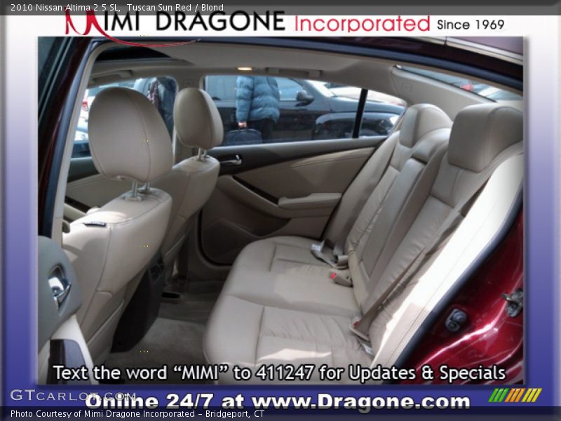 Tuscan Sun Red / Blond 2010 Nissan Altima 2.5 SL