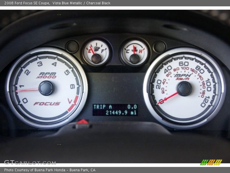  2008 Focus SE Coupe SE Coupe Gauges
