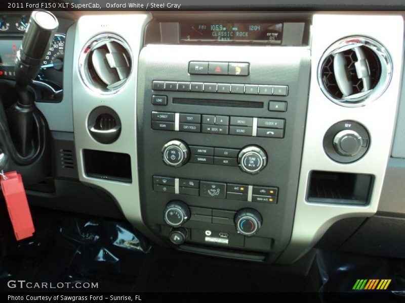 Oxford White / Steel Gray 2011 Ford F150 XLT SuperCab