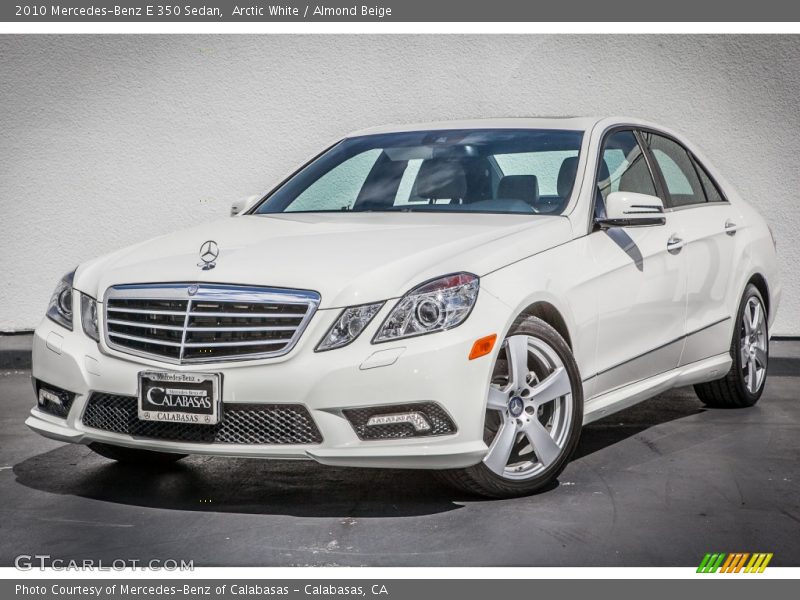 Arctic White / Almond Beige 2010 Mercedes-Benz E 350 Sedan