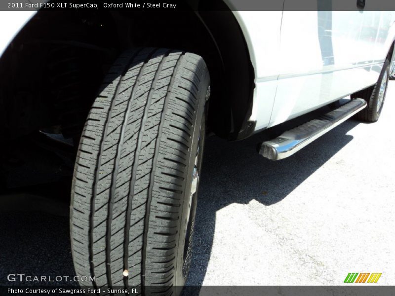 Oxford White / Steel Gray 2011 Ford F150 XLT SuperCab