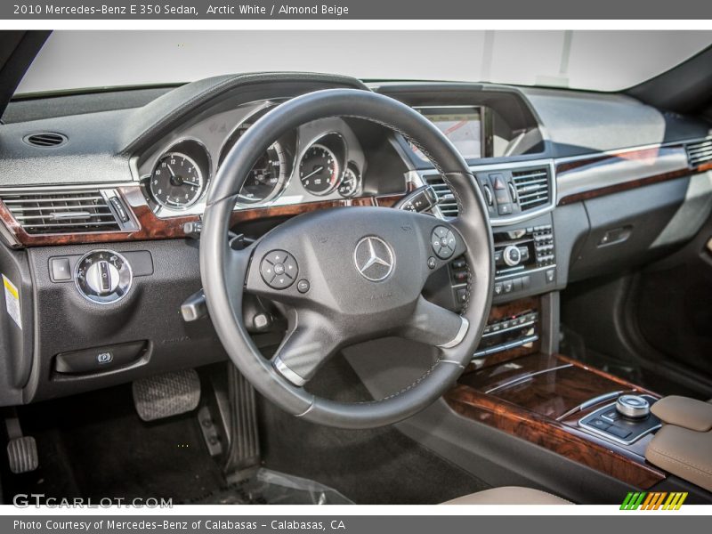 Arctic White / Almond Beige 2010 Mercedes-Benz E 350 Sedan