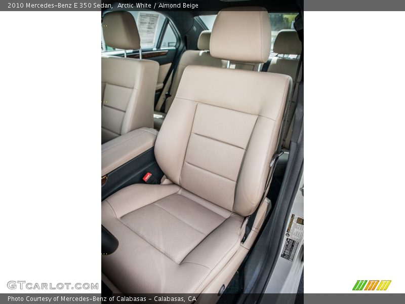 Arctic White / Almond Beige 2010 Mercedes-Benz E 350 Sedan