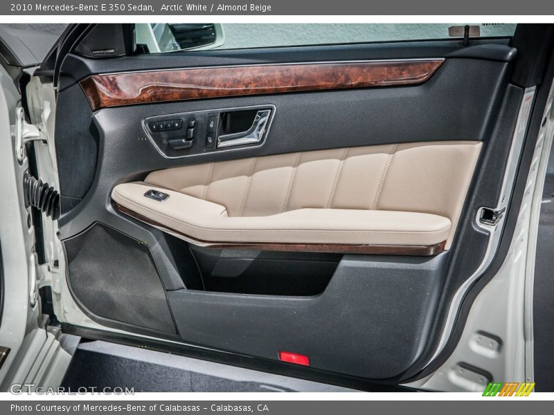 Arctic White / Almond Beige 2010 Mercedes-Benz E 350 Sedan