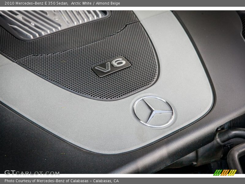 Arctic White / Almond Beige 2010 Mercedes-Benz E 350 Sedan