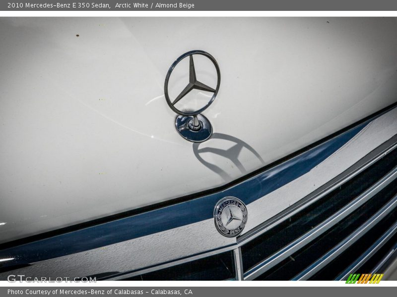 Arctic White / Almond Beige 2010 Mercedes-Benz E 350 Sedan