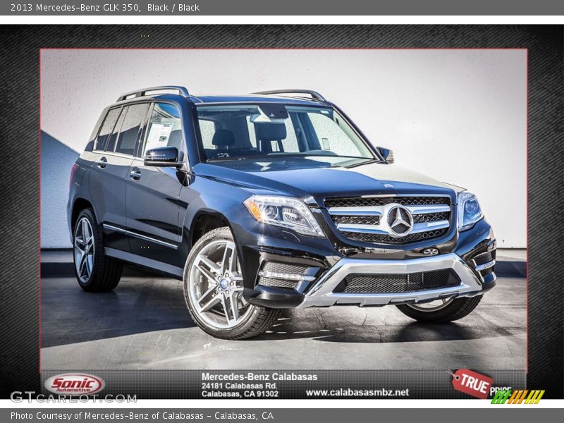 Black / Black 2013 Mercedes-Benz GLK 350