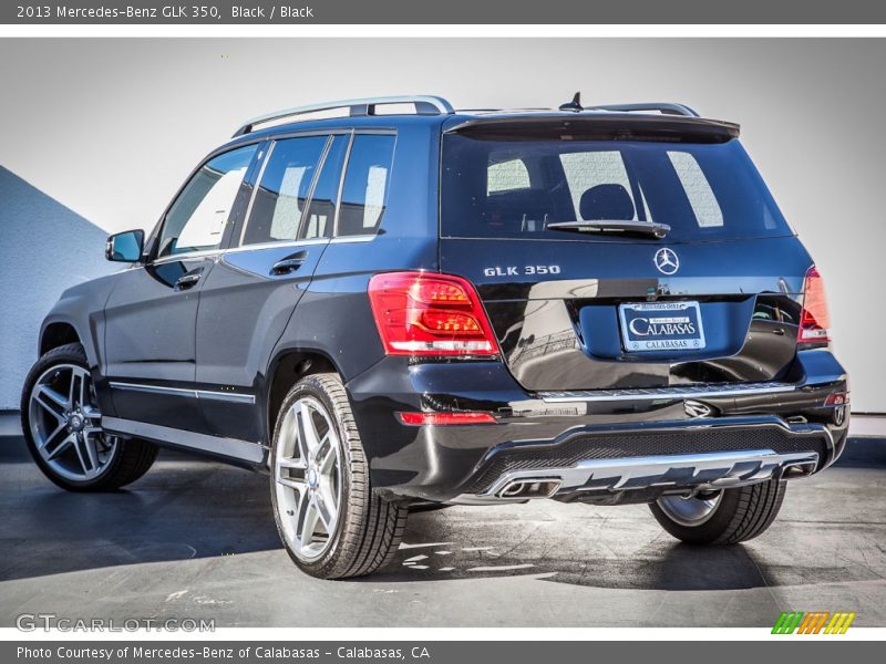 Black / Black 2013 Mercedes-Benz GLK 350