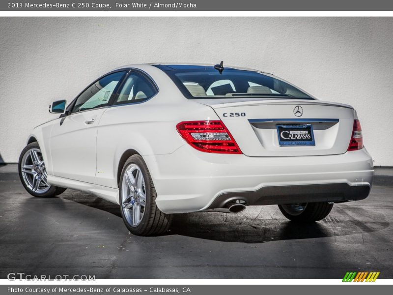 Polar White / Almond/Mocha 2013 Mercedes-Benz C 250 Coupe