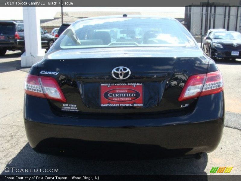 Black / Bisque 2010 Toyota Camry LE