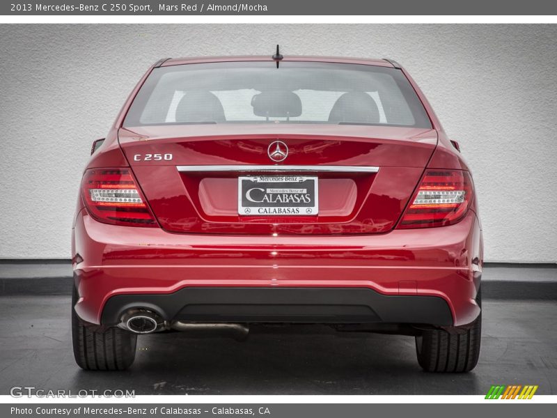 Mars Red / Almond/Mocha 2013 Mercedes-Benz C 250 Sport