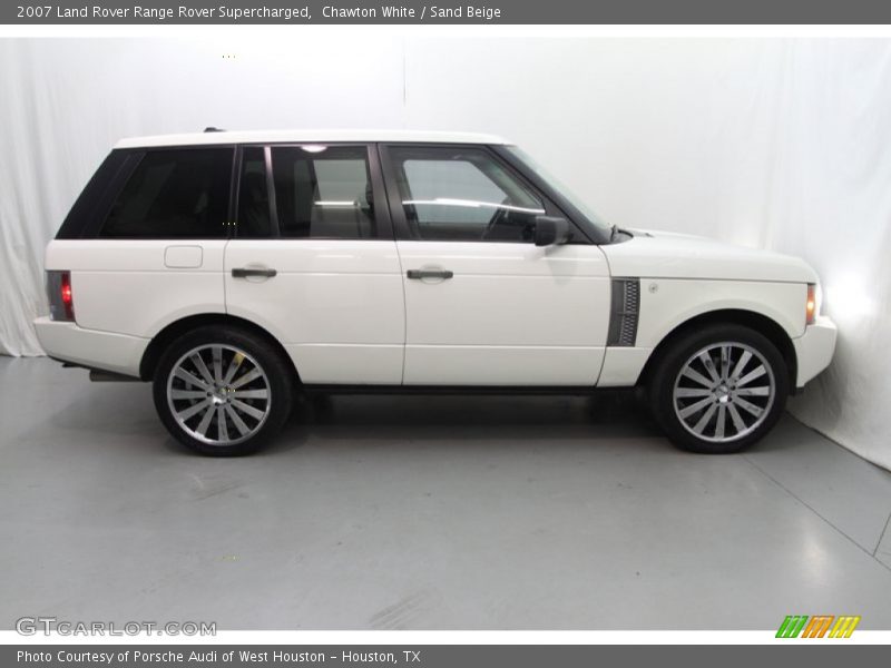 Chawton White / Sand Beige 2007 Land Rover Range Rover Supercharged