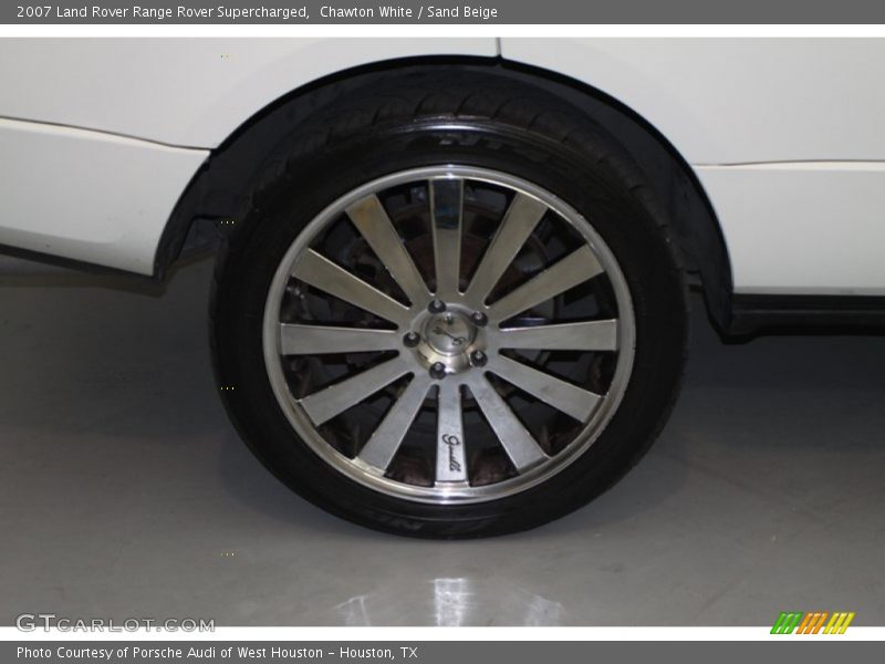 Chawton White / Sand Beige 2007 Land Rover Range Rover Supercharged