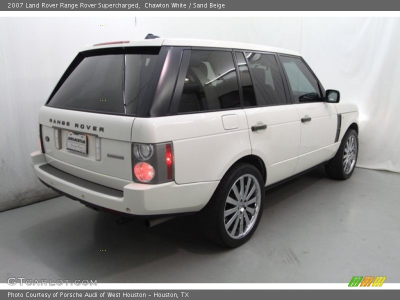 Chawton White / Sand Beige 2007 Land Rover Range Rover Supercharged