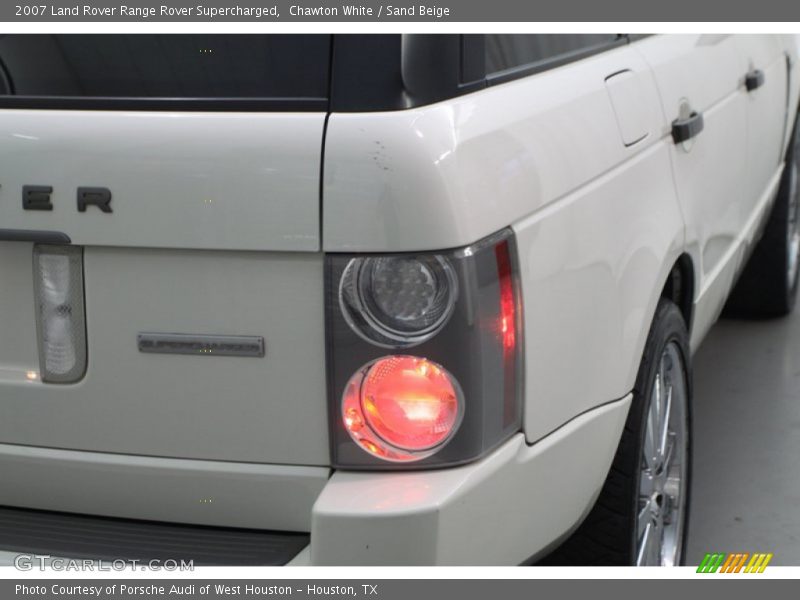 Chawton White / Sand Beige 2007 Land Rover Range Rover Supercharged