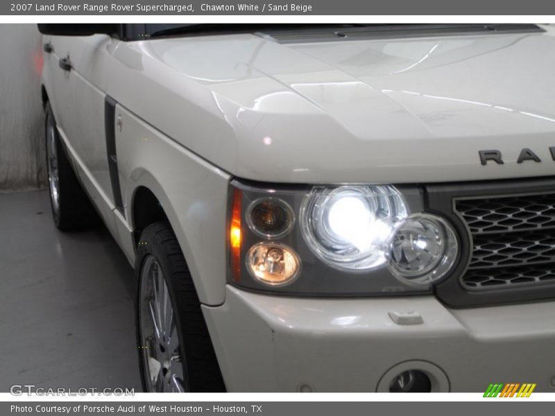 Chawton White / Sand Beige 2007 Land Rover Range Rover Supercharged