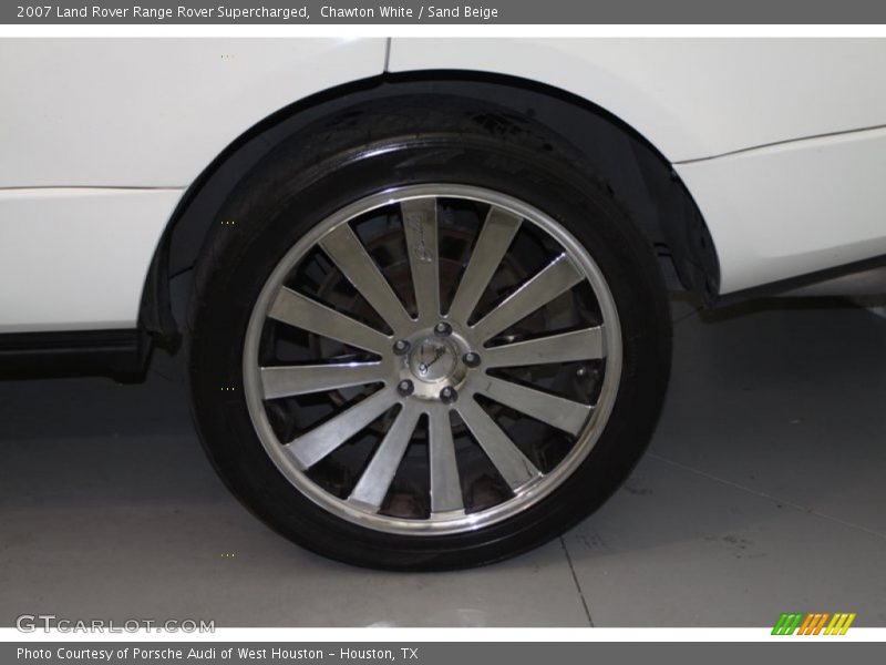 Chawton White / Sand Beige 2007 Land Rover Range Rover Supercharged