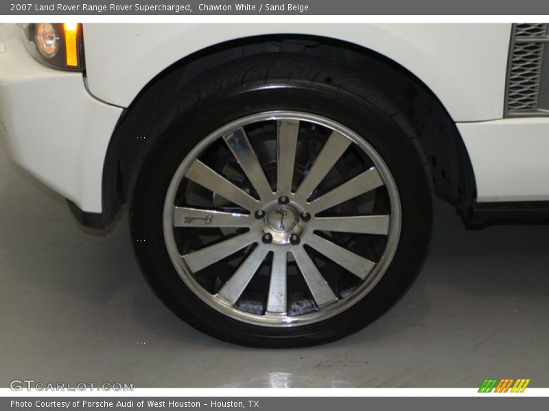 Chawton White / Sand Beige 2007 Land Rover Range Rover Supercharged
