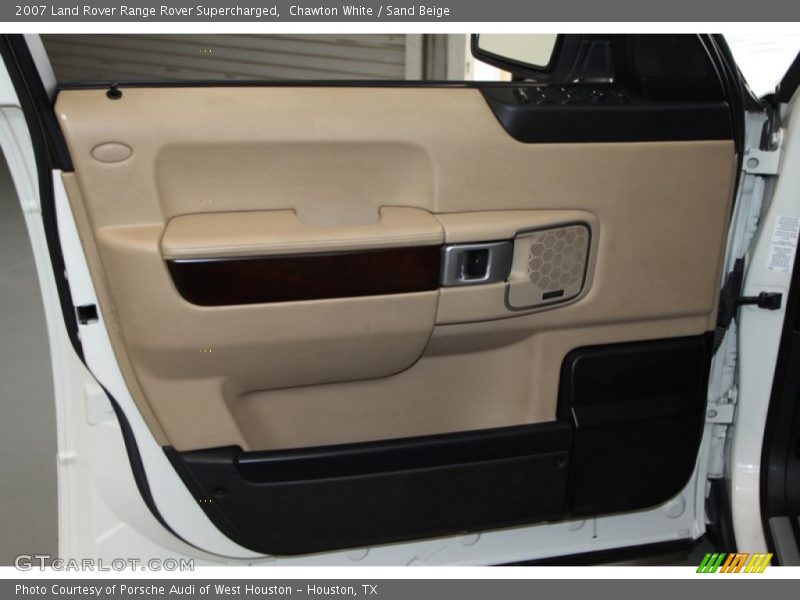 Chawton White / Sand Beige 2007 Land Rover Range Rover Supercharged