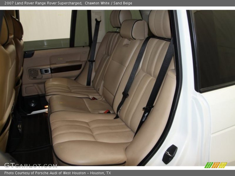 Chawton White / Sand Beige 2007 Land Rover Range Rover Supercharged