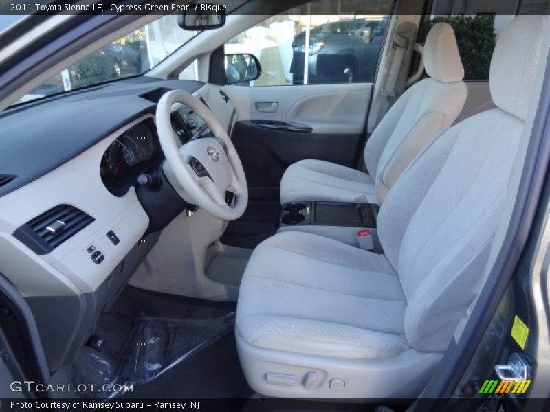  2011 Sienna LE Bisque Interior