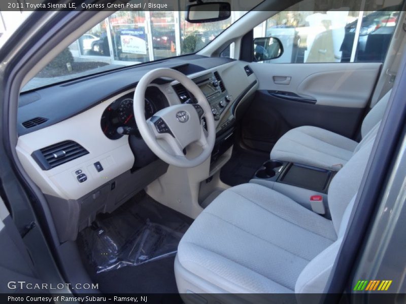 Bisque Interior - 2011 Sienna LE 